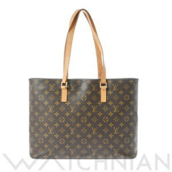Louis Vuitton Monogram Luco Brown Canvas Tote Bag - Picture 1 of 9